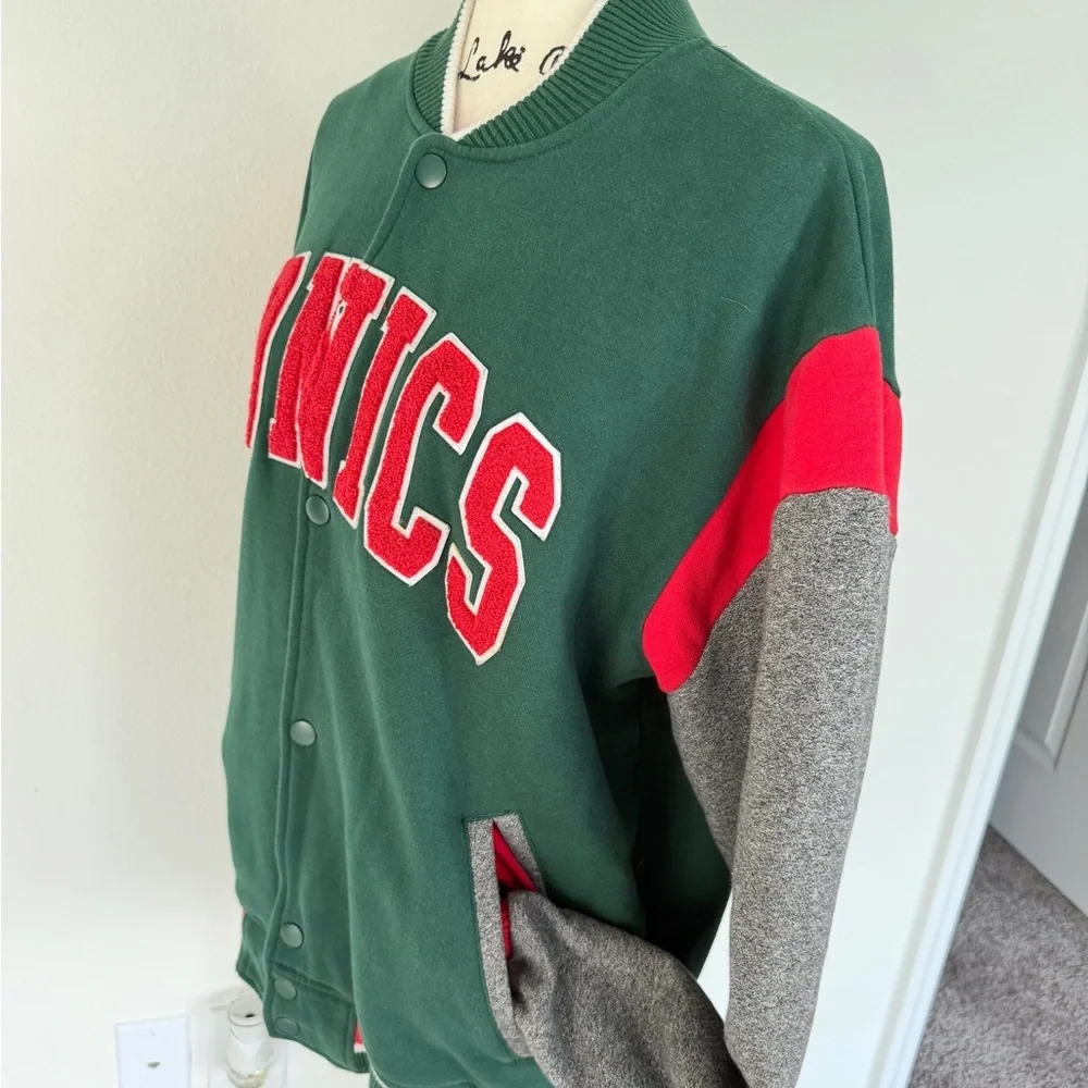 Mitchell & Ness Seattle Super Sonics Varsity Jacket Hardwood Classics Sz L - Picture 14 of 16